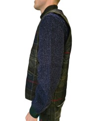 Doublure Liner réversible tartan sage MLI 0064 TN14 Barbour homme boutique Strasbourg mode vêtement store veste profil