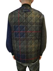 Doublure Liner réversible tartan sage MLI 0064 TN14 Barbour homme boutique Strasbourg mode vêtement store veste dos