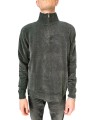 Pull col camionneur velours kaki RRD Roberto Ricci Designs Homme 26136 20 boutique Strasbourg vêtement mode store face