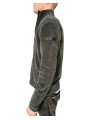 Gilet zip velours kaki 26134 20 RRD Roberto Ricci Designs Homme boutique Strasbourg vêtement mode store profil