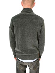 Gilet zip velours kaki 26134 20 RRD Roberto Ricci Designs Homme boutique Strasbourg vêtement mode store dos