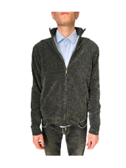 Gilet zip velours kaki 26134 20 RRD Roberto Ricci Designs Homme boutique Strasbourg vêtement mode store style