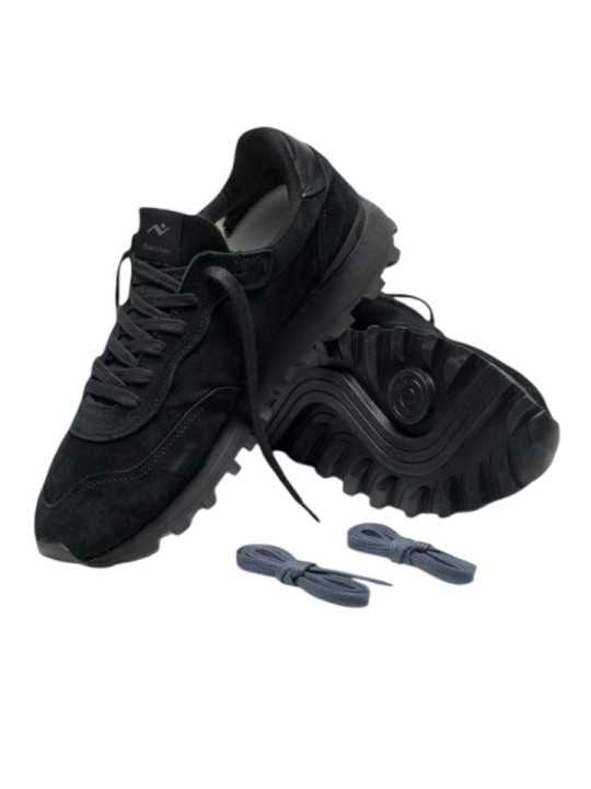Baskets Veloce suède full black No Map Society homme NC5MS120 120 219 boutique Strasbourg shoes sneakers mode store 3