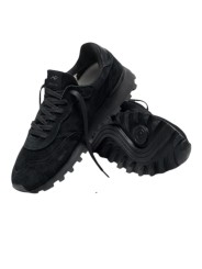 Baskets Veloce suède full black No Map Society homme NC5MS120 120 219 boutique Strasbourg shoes sneakers mode store