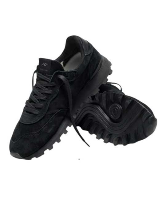 Baskets Veloce suède full black No Map Society homme NC5MS120 120 219 boutique Strasbourg shoes sneakers mode store