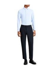 Chemise ciel micro barrettes 26264 66A Roberto Ricci Designs Homme boutique Strasbourg mode vêtement store look