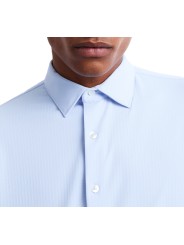 Chemise ciel micro barrettes 26264 66A Roberto Ricci Designs Homme boutique Strasbourg mode vêtement store détail