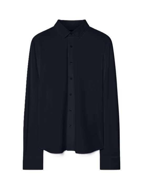 Chemise floqué navy RRD Roberto Ricci Designs Homme 26264 60B boutique Strasbourg vêtement mode fashion store flat