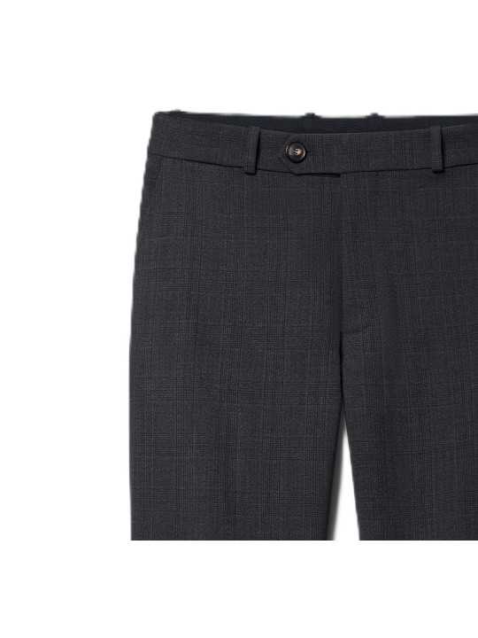 Pantalon prince de galle gris Jac wool RRD Roberto Ricci Designs Homme 26249 10B boutique Strasbourg store vêtement mode zoom