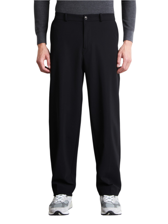 Pantalon Chino Jo 2.2 large 22cm noir Roberto Ricci Designs Homme 26208 10 boutique Strasbourg vêtement store mode front