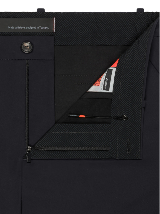 Pantalon Chino Jo 2.2 large 22cm noir Roberto Ricci Designs Homme 26208 10 boutique Strasbourg vêtement store mode zoom