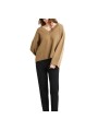 Pull v camel maille tech RRD Roberto Ricci Femme W26661 84 boutique Strasbourg vêtement mode store look