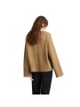 Pull v camel maille tech RRD Roberto Ricci Femme W26661 84 boutique Strasbourg vêtement mode store dos
