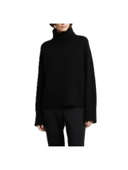 Pull col roulé noir maille tech RRD Roberto Ricci Design Femme W26665 10 boutique Strasbourg vêtement mode store front