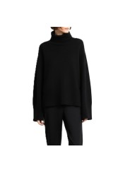 Pull col roulé noir maille tech RRD Roberto Ricci Design Femme W26665 10 boutique Strasbourg vêtement mode store style