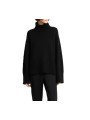 Pull col roulé noir maille tech RRD Roberto Ricci Design Femme W26665 10 boutique Strasbourg vêtement mode store style