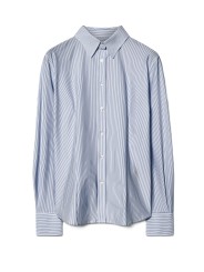 Chemise rayée navy blanc tech slim RRD Roberto Ricci Design Femme boutique Strasbourg mode store