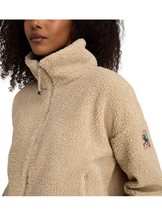 Blouson polaire Sori Sable Sun Kissed Parajumpers PJS Femme PWFLPF32 0253 boutique Strasbourg vêtement store mode détail