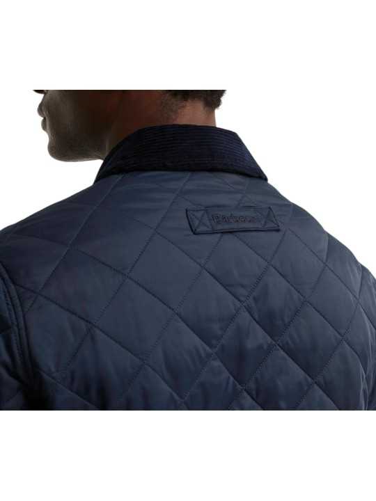 Veste matelassée icon héritage Liddesdale navy Barbour homme LQU 1928 NY71 boutique Strasbourg vêtement store col