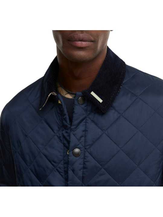 Veste matelassée icon héritage Liddesdale navy Barbour homme LQU 1928 NY71 boutique Strasbourg vêtement store détail