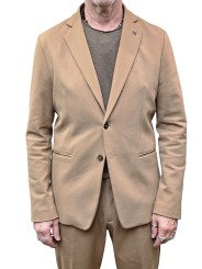 VESTE PLASTRON CAPUCHE AMOVIBLE CAMEL JERSEY U2070J G5211 17 UNGARO HOMME face