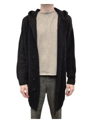 GILET MANTEAU YACK PATCH MARRON UK07 ISABEL BENENATO HOMME STRASBOURG ouvert