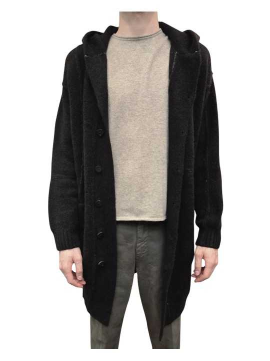 GILET MANTEAU YACK PATCH MARRON UK07 ISABEL BENENATO HOMME STRASBOURG ouvert
