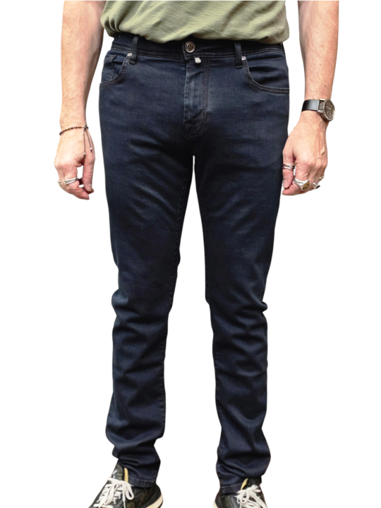 JEANS BARD FAST ZIP BLEU CARBONE JACRON CAFE SURPIQUE CAFE 3623 R2 JACOB COHEN Homme