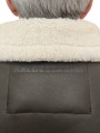 BLOUSON MOUTON RETOURNE CHOCO ECRU B2 90068 7043 8310 BALDESSARINI HOMME détail
