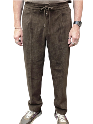 Pantalon velours choco lien taille B0 19092 1224 8310 Baldessarini Homme boutique Strasbourg vêtement mode store front