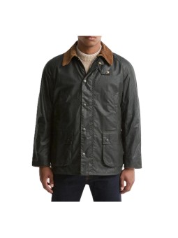 Veste Ashby sage Festive tartan int blu blanc MWX 2535 SG91 Barbour homme boutique Strasbourg vêtement mode store front