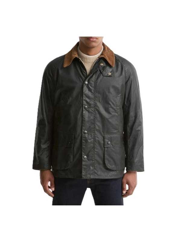 Veste Ashby sage Festive tartan int blu blanc MWX 2535 SG91 Barbour homme boutique Strasbourg vêtement mode store front