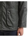 Veste Ashby sage Festive tartan int blu blanc MWX 2535 SG91 Barbour homme boutique Strasbourg vêtement mode store détail