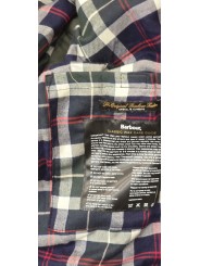 Veste Ashby sage Festive tartan int blu blanc MWX 2535 SG91 Barbour homme boutique Strasbourg vêtement mode store doubl