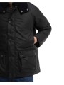 Doudoune Modern Beaufort navy wax capuche amovible Barbour homme MWX2347NY96 boutique Strasbourg vêtement mode détail