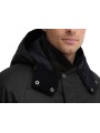Doudoune Modern Beaufort navy wax capuche amovible Barbour homme MWX2347NY96 boutique Strasbourg vêtement mode zoom