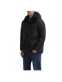 Doudoune Modern Beaufort navy wax capuche amovible Barbour homme MWX2347NY96 boutique Strasbourg vêtement mode profil