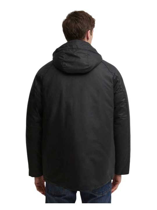 Doudoune Modern Beaufort navy wax capuche amovible Barbour homme MWX2347NY96 boutique Strasbourg vêtement mode dos