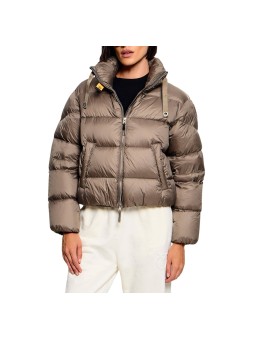Doudoune courte col montant ruban Killin Slate Mud Parajumpers PJS Femme PWPUHY31 0128 boutique Strasbourg vêtement mode store