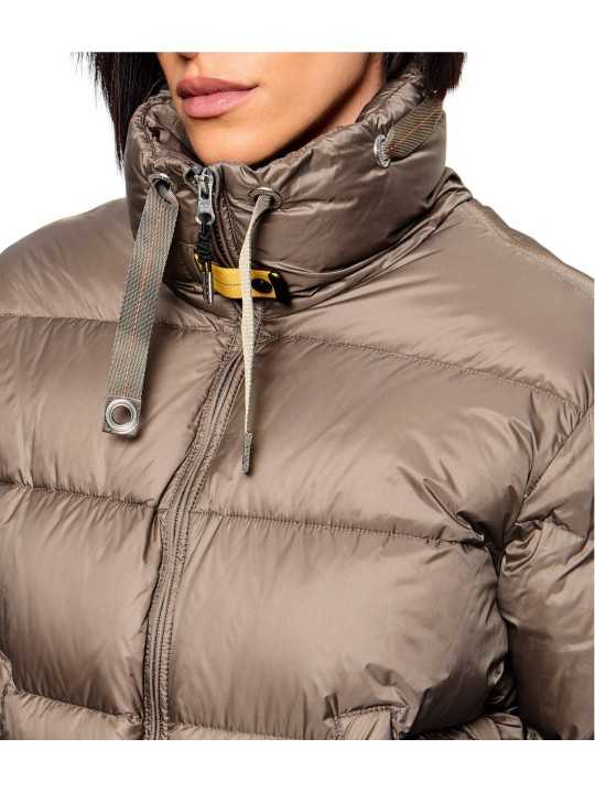 Doudoune courte col montant ruban Killin Slate Mud Parajumpers PJS Femme PWPUHY31 0128 boutique Strasbourg vêtement mode store