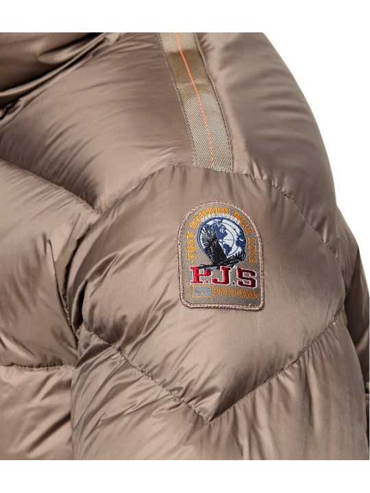 Doudoune courte col montant ruban Killin Slate Mud Parajumpers PJS Femme PWPUHY31 0128 boutique Strasbourg vêtement mode store