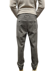 Chino pantalon Paris Style toile douce choco coton laine stretch MBE330 738 Mason's Homme boutique Strasbourg vêtement store