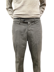 CHINO PARIS STYLE TOILE DOUCE CHOCO COTON LAINE STRETCH MBE330 738 MASON'S HOMME