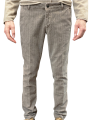 Pantalon slim toile chevron velours rasé camel Ungaro Homme U7010WA P5198 16 boutique Strasbourg vêtement mode store look