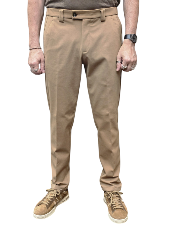 pantalon slim taille élastique dos camel jersey Ungaro homme U7000 G5211 17 boutique Strasbourg vêtement mode store front