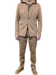 pantalon slim taille élastique dos camel jersey Ungaro homme U7000 G5211 17 boutique Strasbourg vêtement mode store suit