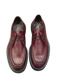 Chaussures derby cuir grainé bordeaux Connor Paul Smith Homme M1S CNR05 WCLF 28 boutique Strasbourg chaussure mode shop store d