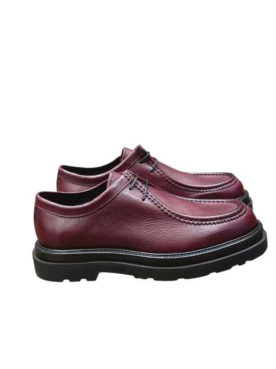 Chaussures derby cuir grainé bordeaux Connor Paul Smith Homme M1S CNR05 WCLF 28 boutique Strasbourg chaussure mode shop store p