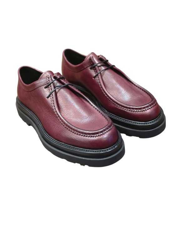 Chaussures derby cuir grainé bordeaux Connor Paul Smith Homme M1S CNR05 WCLF 28 boutique Strasbourg chaussure mode shop store f