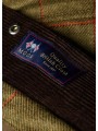 Veste Paul Smith Beaufort laine carreaux vert Barbour homme femme MWO 0319 OL72 boutique Strasbourg vêtement collab mode détail